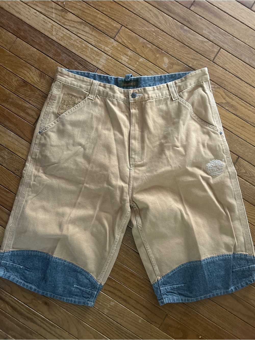 Mens Vintage timberland cargo shorts 42